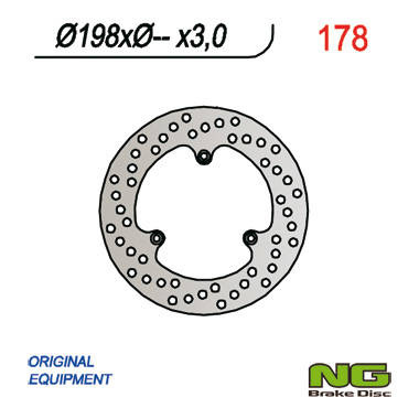 Tarcza hamulcowa przód ktm 60/65/85 sx (198x-x3)