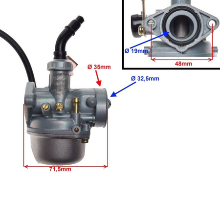 Gaźnik ze ssaniem na Linkę 4T