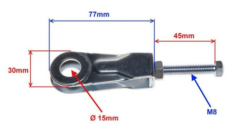 Napinacz łańcucha do Romet Zetka Zipp Neken