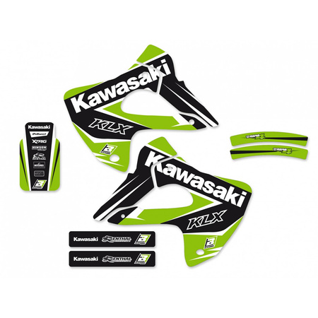 Komplet naklejek (oklein) kawasaki klx 300 '97-'08 dream 4