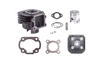 Cylinder żeliwny z głowicą power force yamaha bws minarelli vertical 47mm 2t