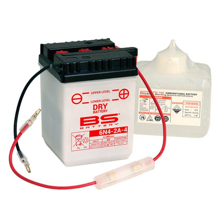 Bs 2022/02 akumulator 6n4-2a-4 6v 4ah 71x71x110 obsługowy - elektrolit osobno (15) ue2019/1148