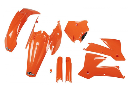 Komplet Plastików (Full Kit) Z Osłonami Teleskopów (Amortyzatorów) Ktm Sx/Exc '03-'04 Kolor Pomarańczowy (Kt502e127)