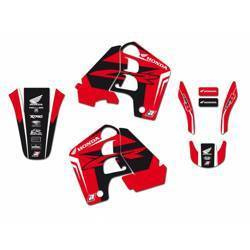 Komplet naklejek (oklein) honda cr 500 '91-'01, dream 4 kolor czerwony/czarny