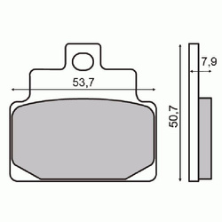 Klocki Hamulcowe Leonardo, Habana 125