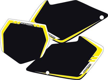 Tła pod numery startowe suzuki rmz 450 '08-'09 kolor czarny 