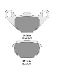 Klocki hamulcowe kh173 - zastępuje db2610mx-d oraz db2610qd-d