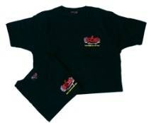 materiały promocyjne koszulka z krótkim rękawem t-shirt kolor czarny z logiem sbs materiały promocyjne rozmiar m