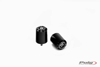 Ciężarki / końcówki kierownicy długie puig do triumph street triple 13-16 czarne