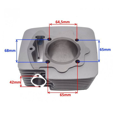 Cylinder 69 mm komplet do ATV Bashan 250 kpl