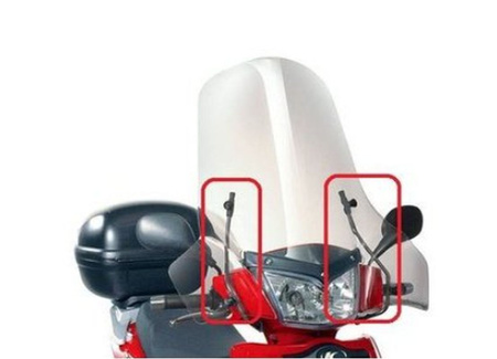 Mocowanie szyby kymco people s