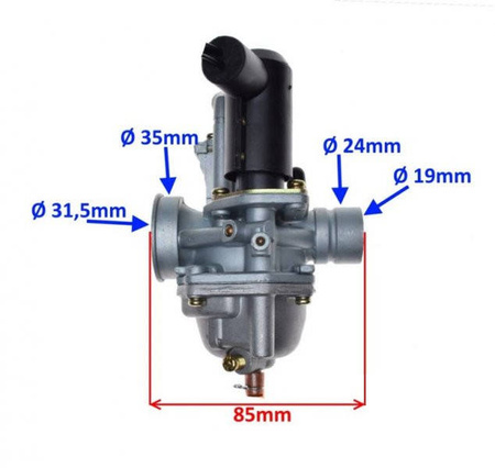 Gaźnik skutera 2T Minarelli Keeway Cpi Yamaha