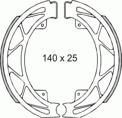 Szczęki Hamulcowe Piaggio Liberty (Nowy Nr.22 512 0560)