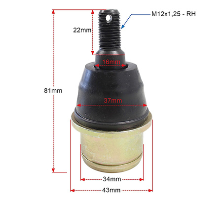 Sworzeń Tekyo Can-Am 42-1043
