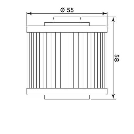 Filtr oleju yamaha xt/xv/xvs/tdm (hf145) (50)