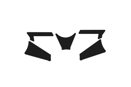 Naked osłona półki kierownicy puig do triumph daytona 675 13-17 szara