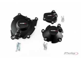 Pokrywy Dekli Silnika Puig Do Yamaha R1 15-22 Czarne