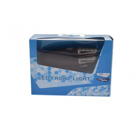 Lampa rowerowa przód 1 LED 200 LM
