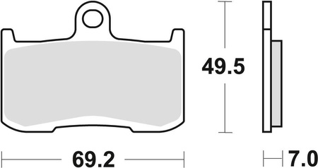 Klocki hamulcowe kh347 sinter racing kawasaki z 800 13-17, z 900 17-21, z 1000 03-06, suzuki gsx 750 17-21, gsx 1300 07-10, indian chief / c