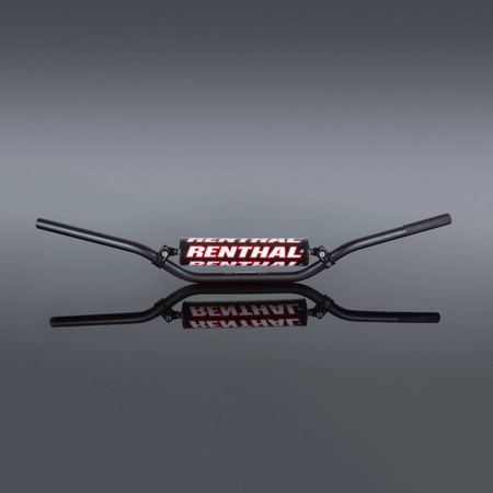 Kierownica 7/8 cala (22mm) trial 5,5 handlebar black kolor czarny z gąbką