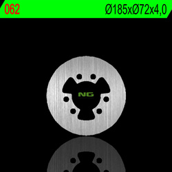 Tarcza hamulcowa przód gas gas bontakt jtx/tx 125/200/250/270/320 97-98, montesa cota 250/310/311/315 90-96 (185x72x4,0mm) (6x15,5mm)