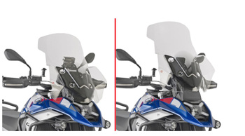 SZYBA BMW R 1300 GS '24-'25 (65 X 54 CM) PRZEZROCZYSTA ( DO MODELI BEZ RADARU)