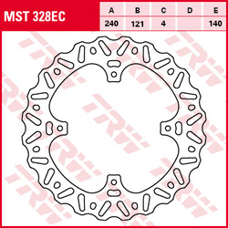 Tarcza hamulcowa tył honda cr 125 / 250 02-07, cr / crf 250 / 450 '02-'21,