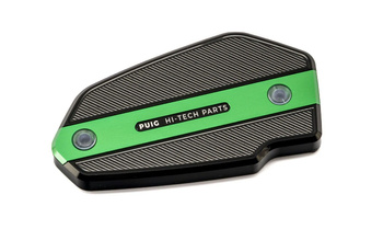 Pokrywa Zbiorniczka Płynu Hamulcowego Puig (Kawasaki Er6 / Versys / Z800) Zielona