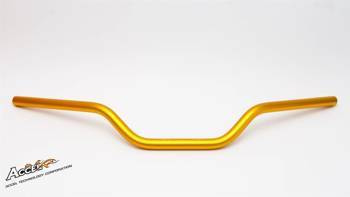 Kierownica aluminiowa street (22,2mm) średnia kolor złoty