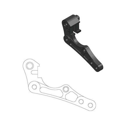 Adapter do tarczy hamulcowej flame 270mm przód ktm 125/530 '09-'17, husqvarna 125/350 '14-'17, husaberg 125/570 '09-'14