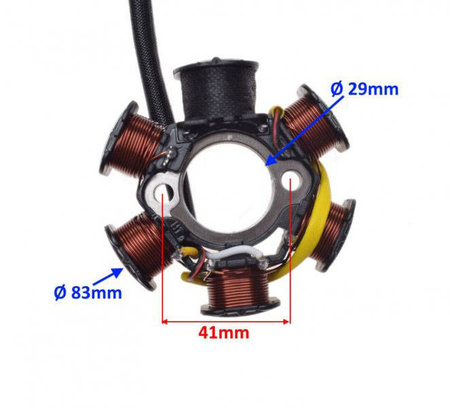 Stator iskrownik 6 cewek do Peugeot Speedfight 50