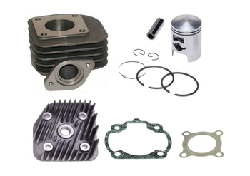 Cylinder żeliwny z głowicą power force kymco agility like vitality 47mm 2t