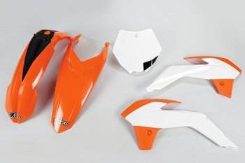 Komplet Plastików Ktm Sx 85 '13-'17 Kolor Oem '15 (Pomarańczowy/Biały)