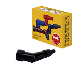 Fajka świecy zapłonowej Ngk fajka na świece (nr 8082) ebonitowa kątowa (120) kolor czarny – NGK