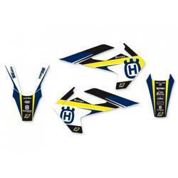 Komplet naklejek (oklein) husqvarna fc/tc '16-'18, te/fe '17-'19 dream 4 kolor niebieski/żółty