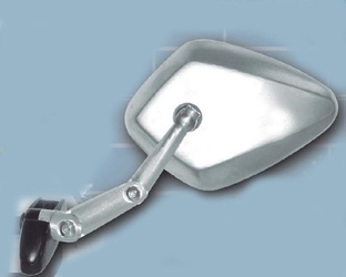 Lusterko uniwers. prawe aluminiowe składane