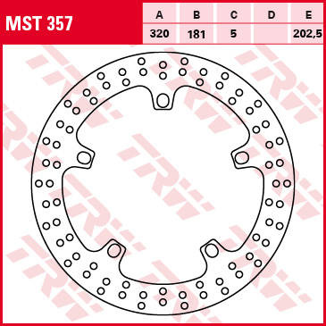 Tarcza hamulcowa przód bmw f 800 gt 13-, s 1000 / r / rr / xr 09-, r 1100 s 99-05, r 1150 r / rs / rt 00-06, k 1200 lt / gt / s 99-09, k 130