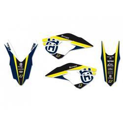 Komplet naklejek (oklein) husqvarna tc/fc '14-'15, te/fe '14-'16 dream 4 kolor niebieski/żółty