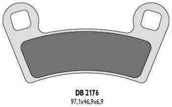 Klocki hamulcowe kh456 polaris - zastępują db2176mx-d oraz db2176qd-d