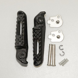 Zestaw podnóżków (podnóżki) pasażera kompletny z mocowaniami honda cbr 600rr / cbr 1000rr '03-14 kolor czarny