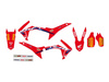 Komplet naklejek (oklein) honda crf 250 '14-'17 , crf 450 '13-'16 replica team hrc 22