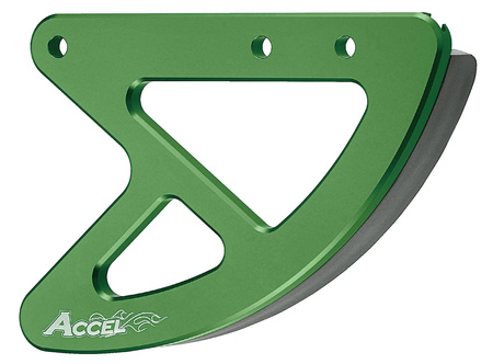Osłona tarczy hamulcowej tył kawasaki kxf 250/450 '05-'17, kx 125/250 '05-'08 (aluminiowa), kolor zielony