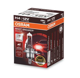 Żarówka h4 12v 60/55w p43t night breaker® silver (+100%)