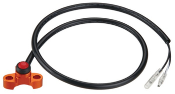 wyłącznik zapłonu uniwersalny aluminiowy kolor pomarańczowy (ks-01or)