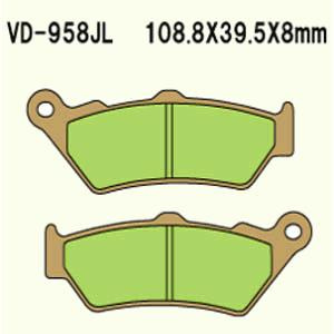 Klocki hamulcowe vesrah  vd-958jl (fa209)