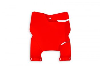 Tablica na numer startowy gagamc 65 '21 kolor czerwony (stadium z osłonami amortyzatorów)