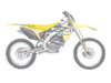 Pokrowiec/poszycie na siedzenie suzuki rmz 250 '07-'18 double grip 3, kolor czarny/żółty