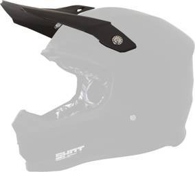 Części daszek (peak) do kasku furiousolid black mat kolor czarny mat