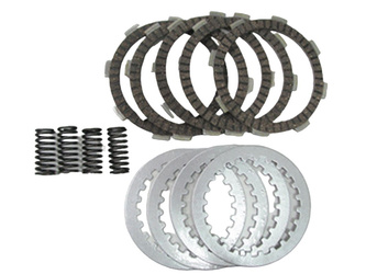 TARCZE, PRZEKŁADKI I SPRĘŻYNY SPRZĘGŁOWE (KOMPLET) HONDA XR 200 '80-'84, XR 200 R '81-'83, '86-'02 (DRC91)