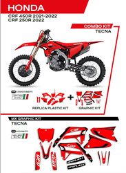 Komplet plastików plukomplet naklejek (oklein) honda crf 250r '22